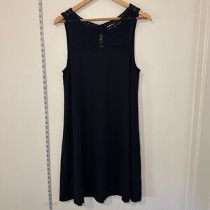 Crochet Top Loft T-shirt Dress